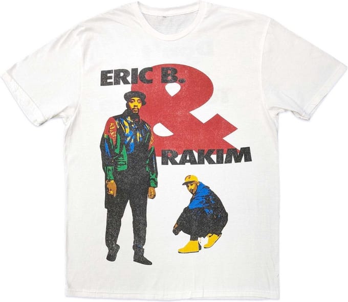 Eric B. & Rakim - Don't Sweat Heren T-shirt - L - Wit