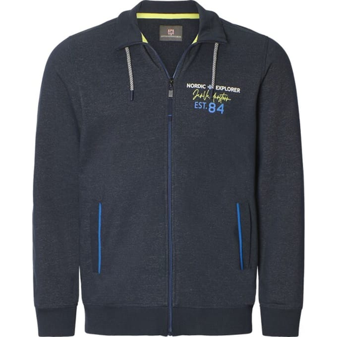 Sweatvest YORIN donkerblauw