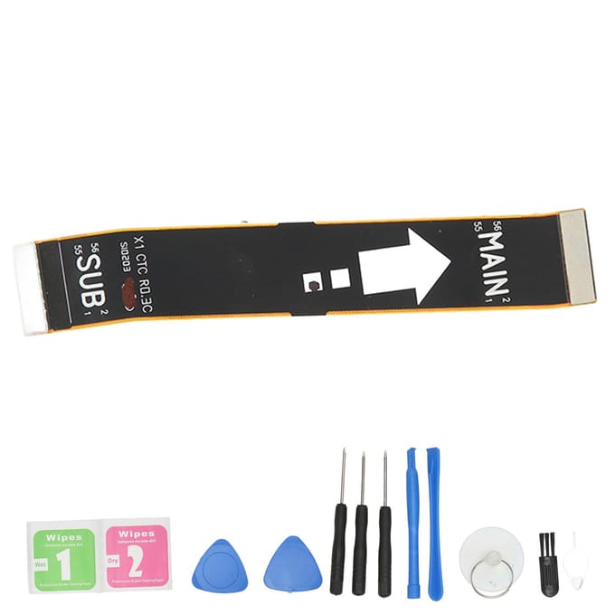 Câble Connecteur Flexible Remplacement Facile Câble Carte Mère Téléphone Portable pour Samsung S20 5G G981U black