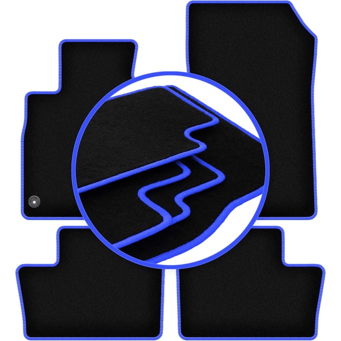CARLUX-BLUE automatten voor: Nissan Juke II F16 crossover (2019-)
