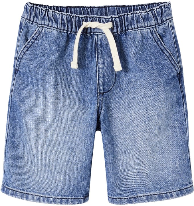 Vertbaudet Denim jongensbermuda, gemakkelijk aan te trekken