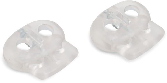 PRYM Koordstoppers met 2 gaatjes KST transp. 416658 - Koordstoppers & Eindstop - Prym