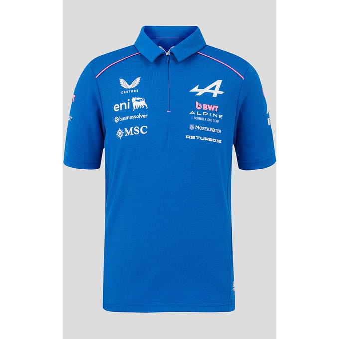 Officieel Junior Gepersonaliseerd Bwt Alpine Formula One Team Polo Shirt