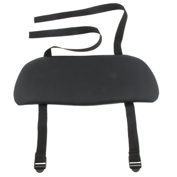 Salon Massagetafel Gezichtswieg Opvouwbare SPA-stoel Hoofdsteun Platformkussen 28cm zwart