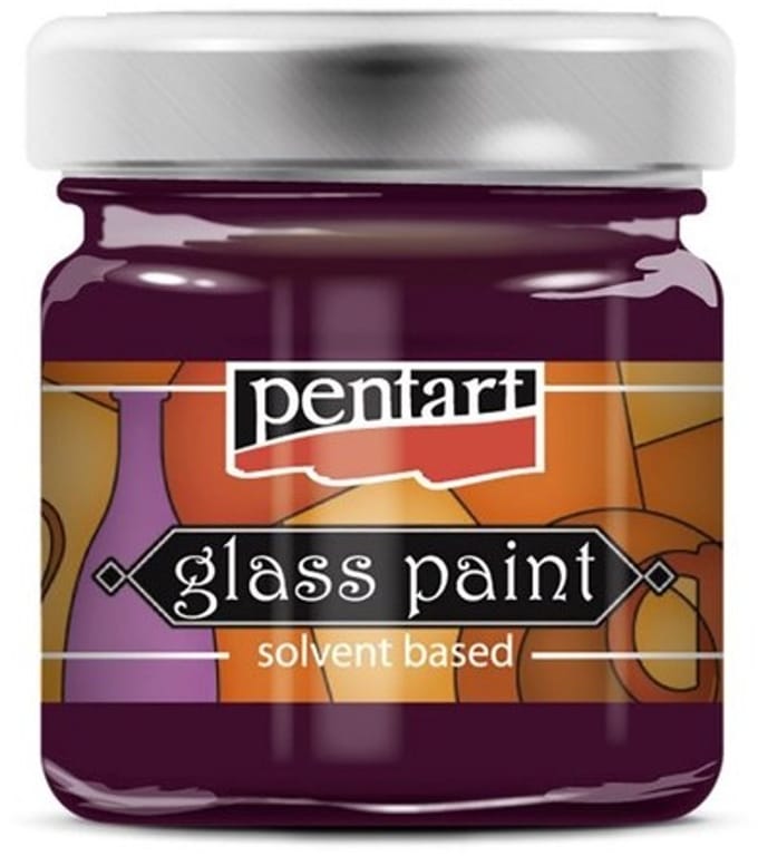 Pentart Glasverf Solvent Basis 30 ml Roze