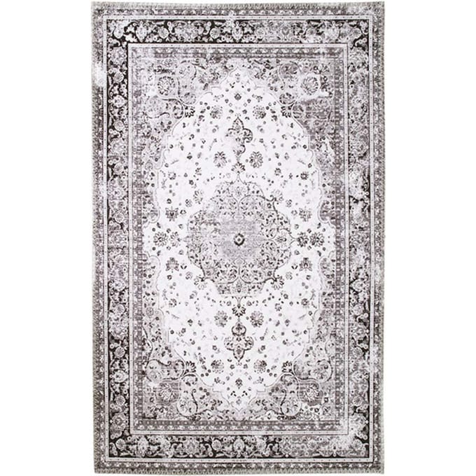 House Collection Vloerkleed 160 cm x 230 cm Elin Zwart - Wit