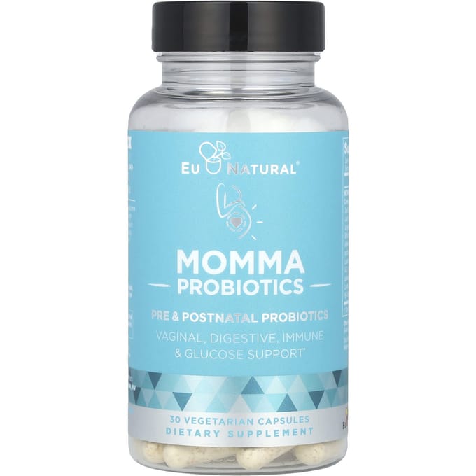 Eu Natural, Momma Probiotic, probiotique prénatal et postnatal, 30 capsules végétales