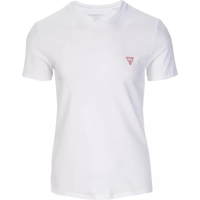 Classic Crew Neck Short Sleeve Tee - White Shirts