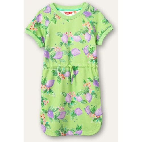 Oilily Deborah sweat jurk- maat152/12yr Forrest Groen