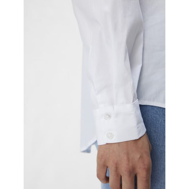 Object Objtutta Lo L/s Shirt Dames - Jurken - Wit - Maat 36