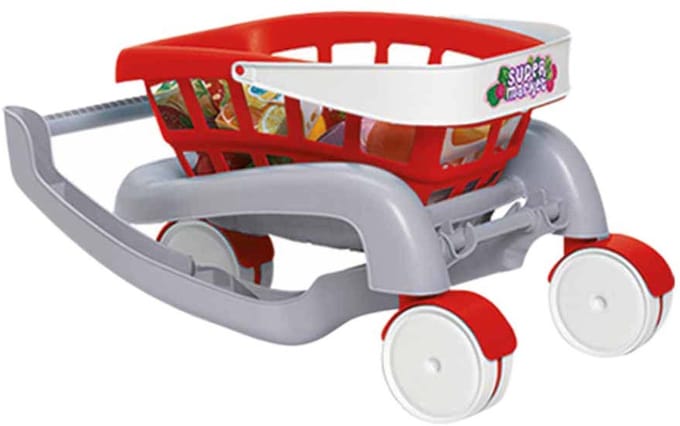 Winkelwagen 2 in 1 Chicos (18 pcs) (49 x 30 x 52 cm)