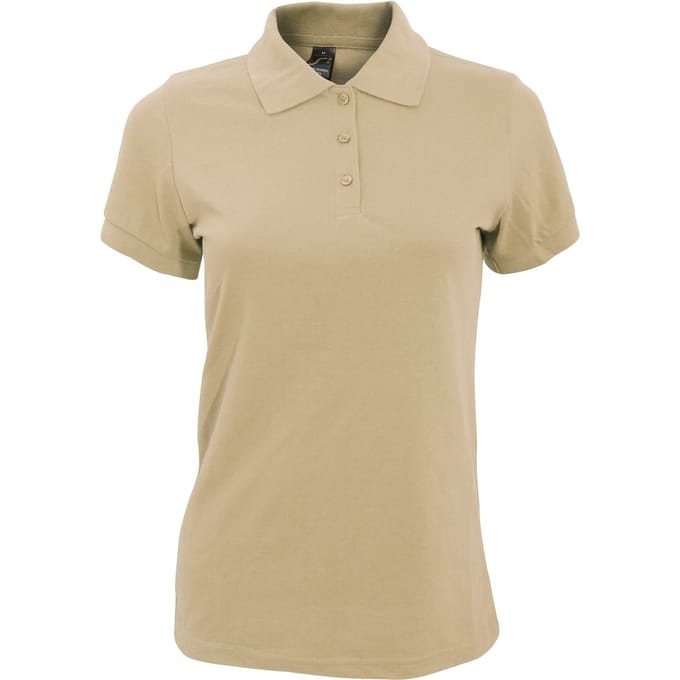 SOLS Dames/dames Prime Pique Polo Shirt (Zand)