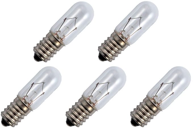 Signaallamp E14 30V 6W - 200 mAh - 5 stuks - T16 Gloeilamp Ø16mm - 54mm - 2500K - Dimbaar