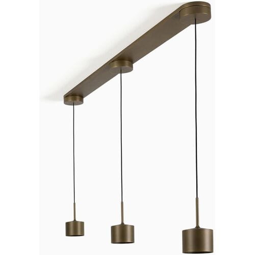 KS Verlichting June 3-lichts Hanglamp Brons
