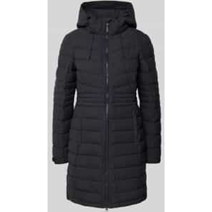 Slim fit functionele lange jas met 10.000 mm waterkolom