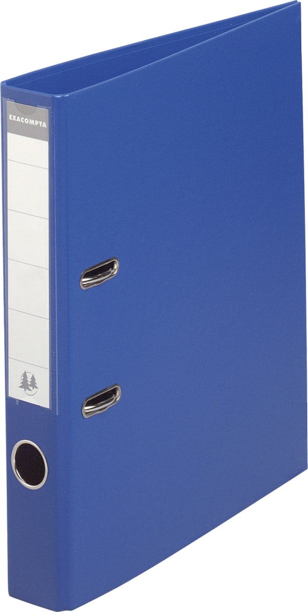 Exacompta 10x Prem'Touch® PVC Ordner met hefboom - rug 50 mm - A4 - Donkerblauw - 53552E