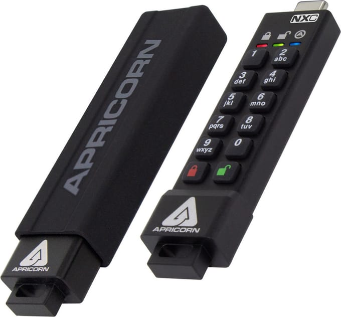 Apricorn ASK3-NXC 4GB - USB-C native USB stick
