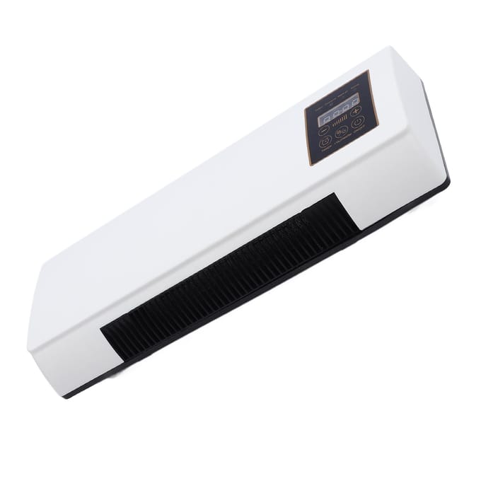 Climatiseur mural, refroidissement, chauffage, télécommande, fonctionnement silencieux, mini ventilateur pour maison, camping-car white