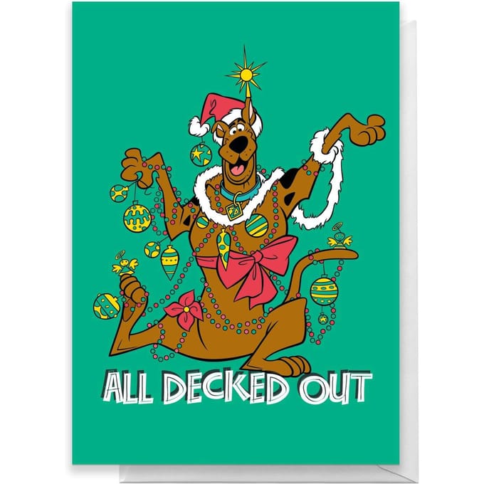 Scooby Doo All Decked Out Greetings Card - Standard Card