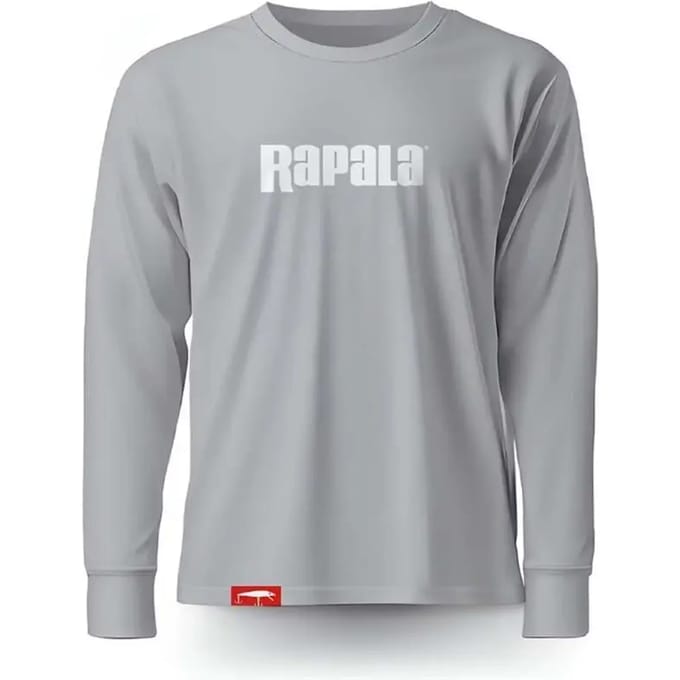 Longsleeve T-shirt Rapala Grey White Logo