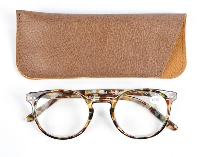 Lilly&June Trendy lichtgewicht Leesbril Bruin Beige multi kleur Sterkte +1