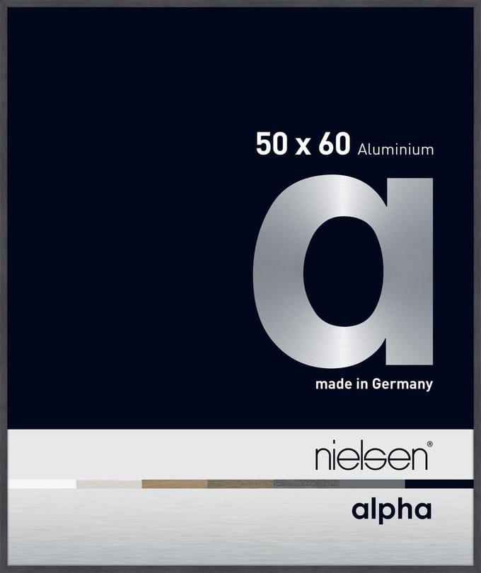 Nielsen Alpha Aluminium Wissellijst Grey 50x60cm