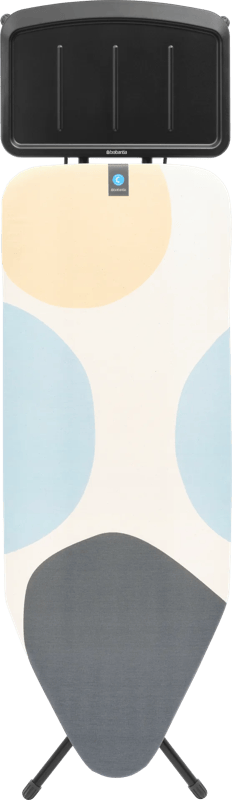 Brabantia Strijkplank C met Stoomunithouder - 124 x 45 cm - Spring Bubbles
