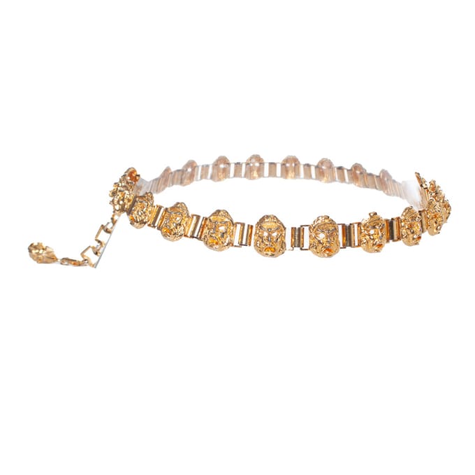 Gianni Versace Goudkleurige ketting theaterriem