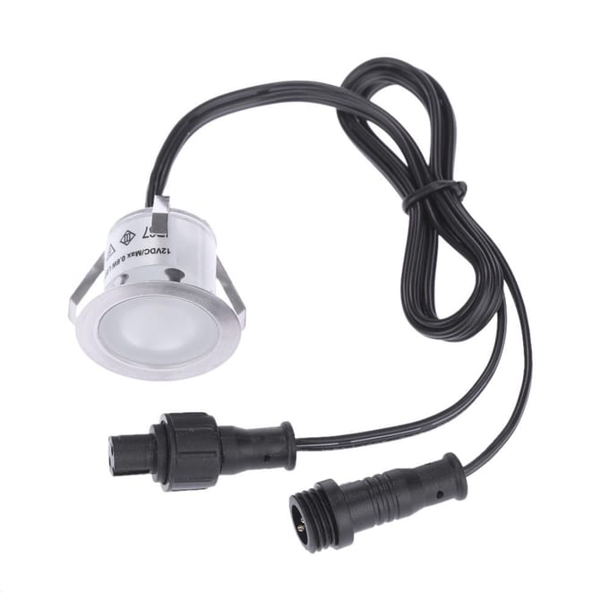 10 STUKS LED Deklicht 0.6W 500LM SMD2835 Klein Ingebouwd In-grond Ondergronds IP67 Waterdicht US Plug
