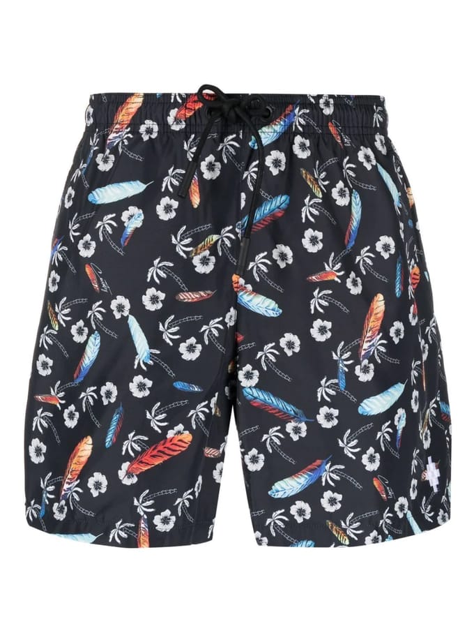 Zwembroek met Hawaï-print