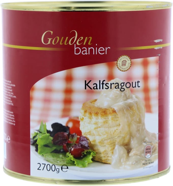 Gouden Banier Kalfsragout 2,7 kilo
