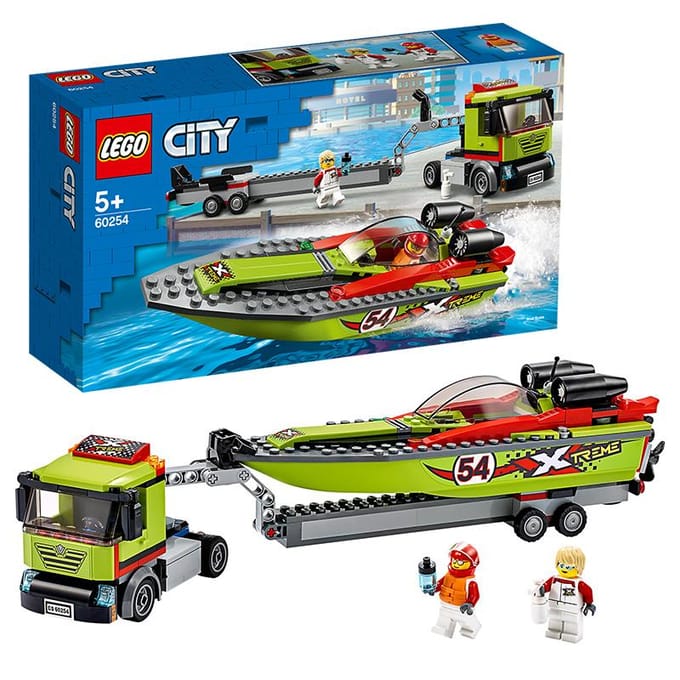 LEGO City Race Boat Transporter 60254