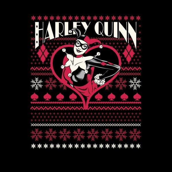DC Harley Quinn Women's Christmas T-Shirt - Black - M