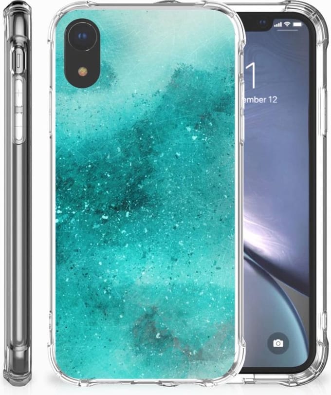 Back Cover Apple iPhone Xr Painting Blue