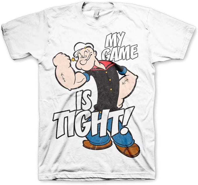Popeye Game Is Tight Big Tall T-shirt KF-1-POP009-H42-1