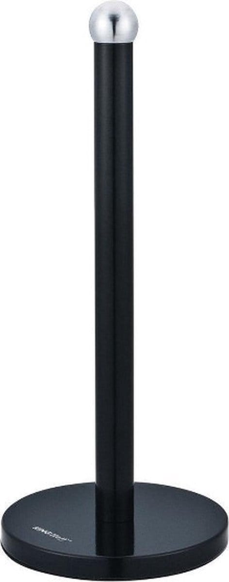 Kinghoff - keukenrol houder - 15 x 36 cm - zwart