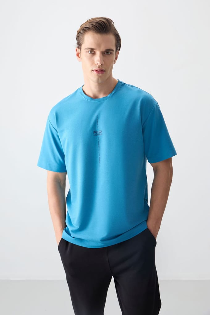 Oversized Geprinte Crew Neck T-shirt
