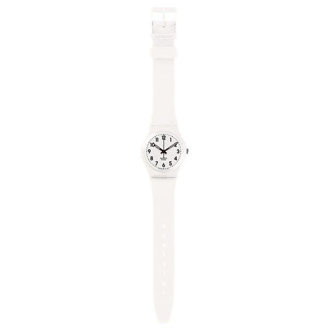 Swatch Originals Medium (34mm) SO28W107-S14 Just White Soft Horloge
