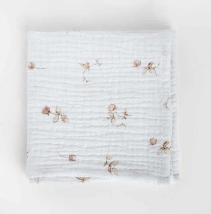 Mousseline katoenen herbruikbare zakdoek - Combipack Meisje 2