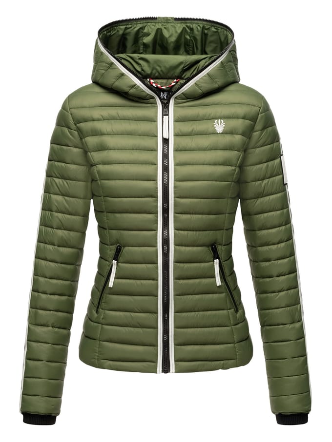 Navahoo Dames Gewatteerde Jas Kimuk Princess – Licht, Modern & Met Capuchon