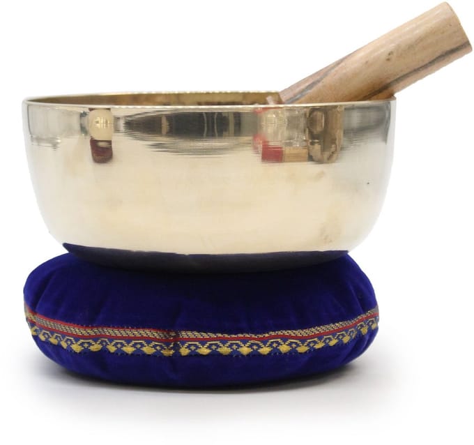 Klankschaal fluwelen kussen - 11 cm