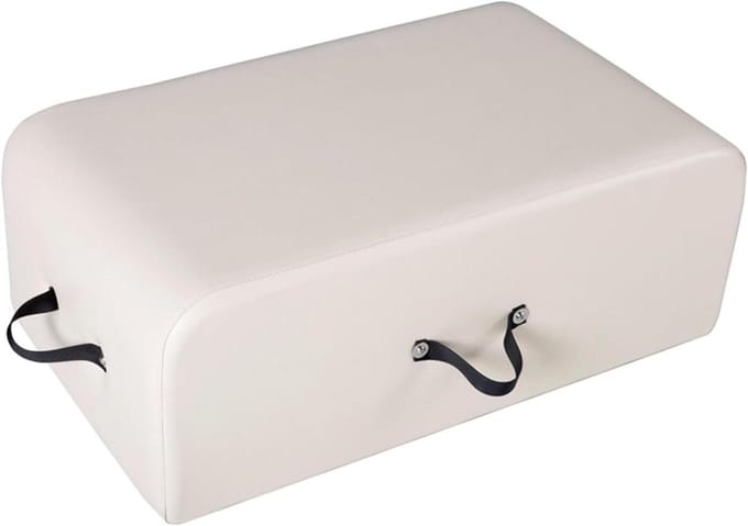 Pilates Box - Reformer Accessoire - Thuis Fitness - Drie Handgrepen - 26.8 inch - Wit