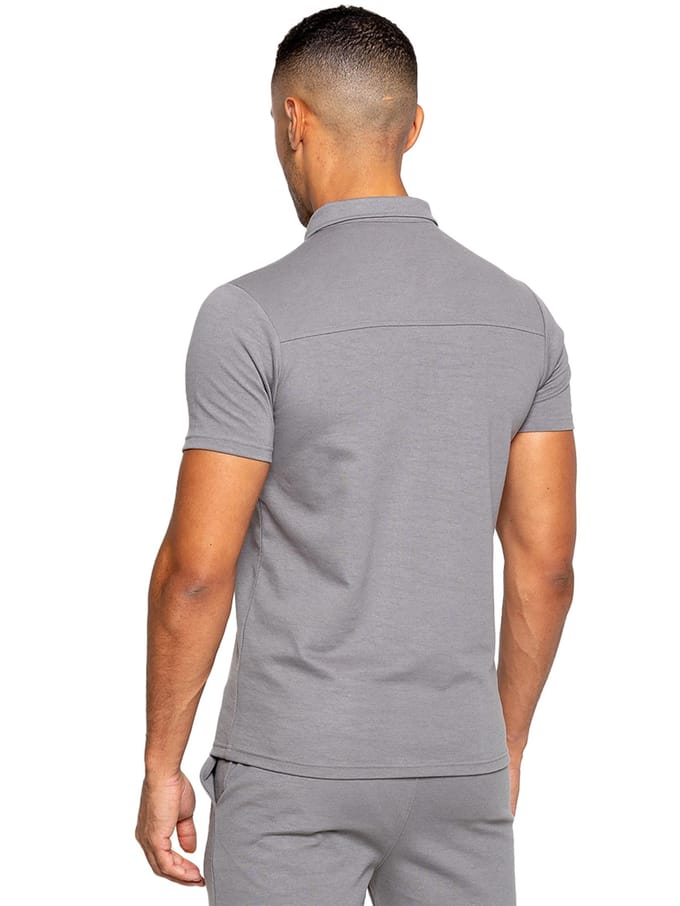 Enzo heren poloshirt met rits
