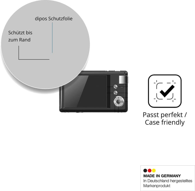 dipos – 2x Matte Pantserfolie geschikt voor LONGYI WD08 | 9H Screenprotector