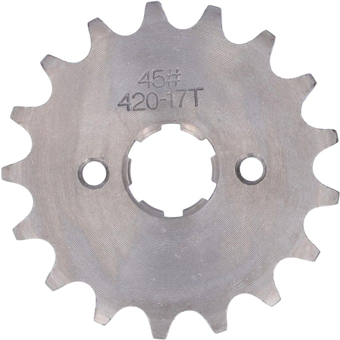Pignon de Compteur Avant 420 17D 0.8in pour Pit Bikes Chinois 110cc 125cc 150cc VTT gray