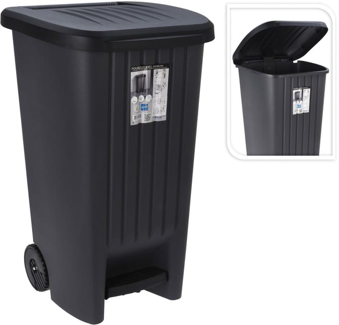 Homestyle Afvalcontainer - Huishoud - 90 l Antraciet