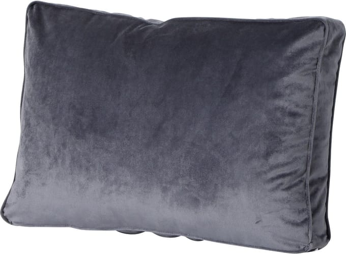 Madison - Palletkussen - Loungekussen - Rug - 60x40cm - Velvet Grey - Grijs