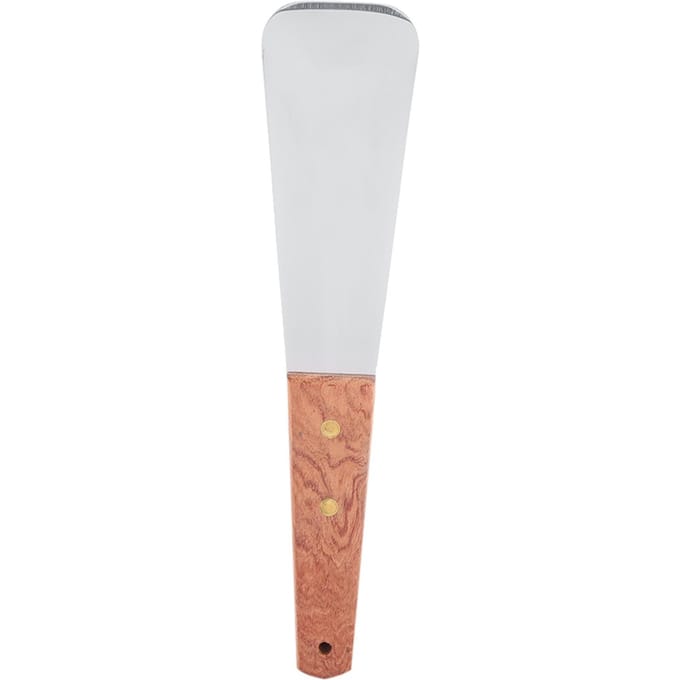 RVS IJsschep met Houten Handvat Dessertspade Botermes Keukengerei white