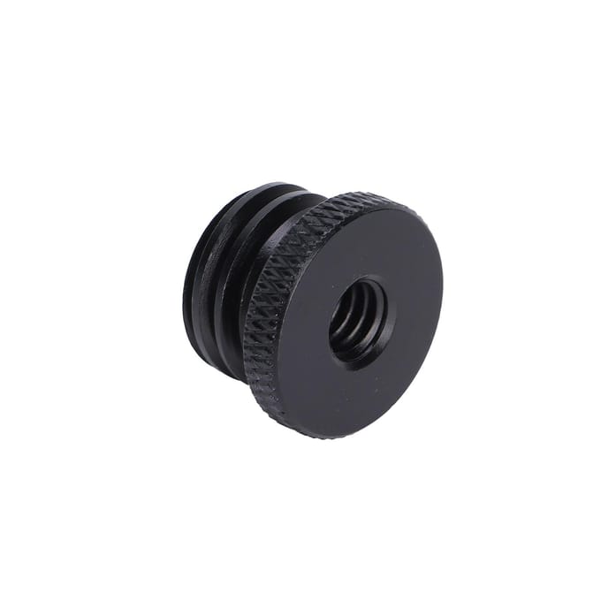 Microfoonstandaardadapter 1/4 inch vrouwelijk naar 5/8 inch mannelijk schroefdraadadapter voor cameramonitor black