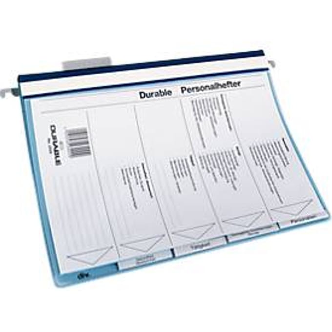 Durable Personeelsmap 2554 255406 Aantal onderverdelingen:5 Blauw 1 stuk(s)